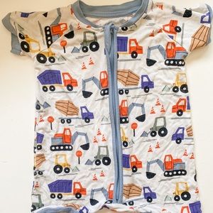 Little Sleepies Construction Shortie. 3-6 Months